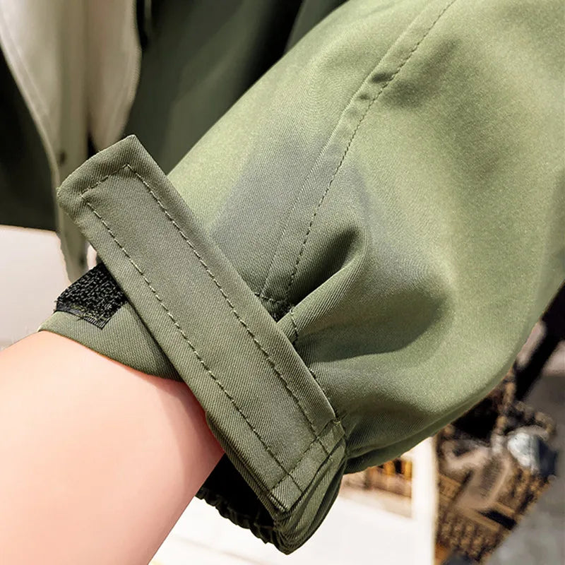 Giulia - Loose Fit Windbreaker Jacket-15550919770485-Mirella Fiore