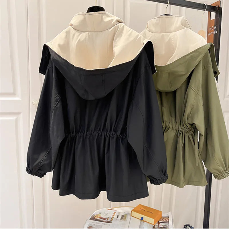 Giulia - Loose Fit Windbreaker Jacket-15550919770485-Mirella Fiore