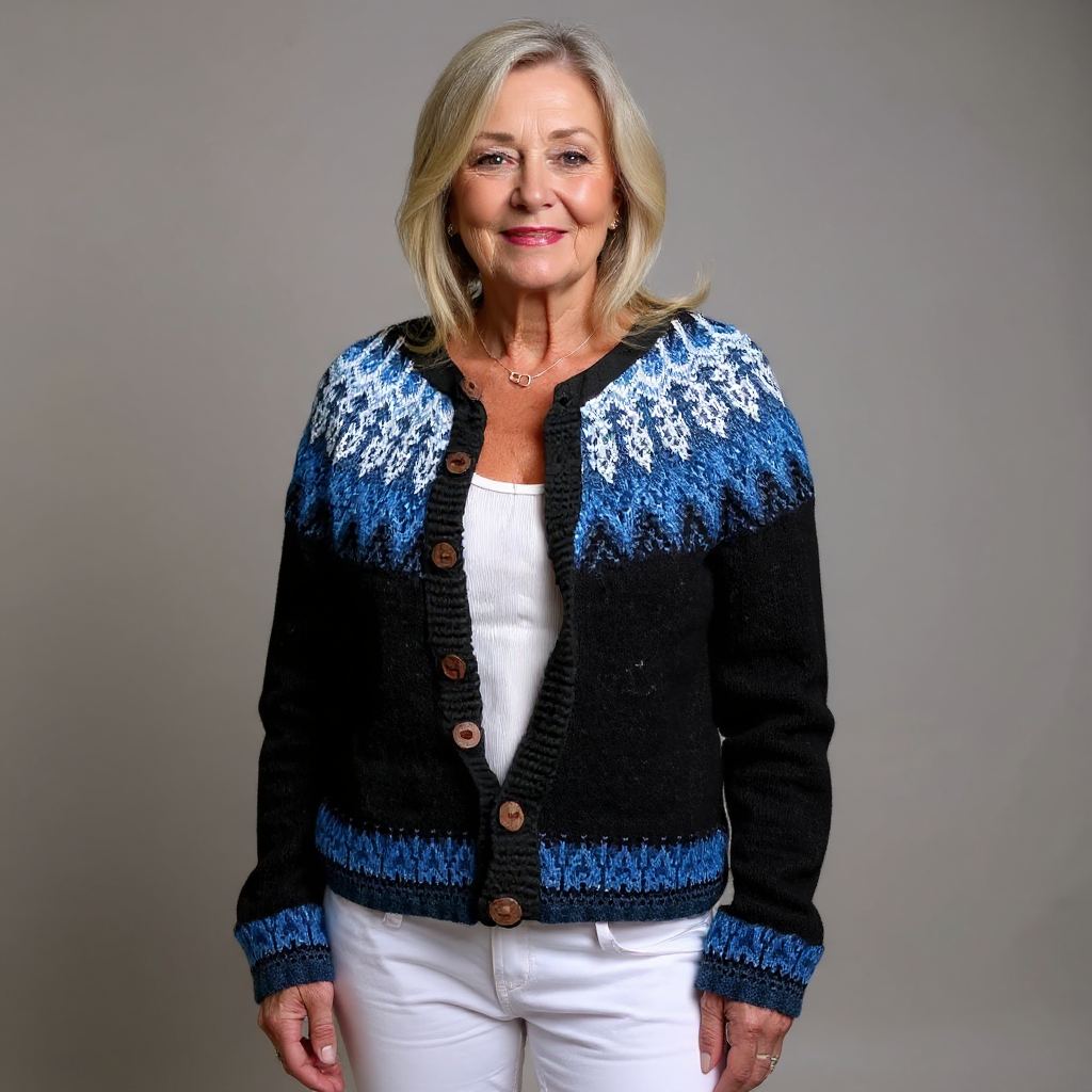 Givanna - Vintage Icelandic Cardigan-15531112857973-Nancy & Mae Savannah
