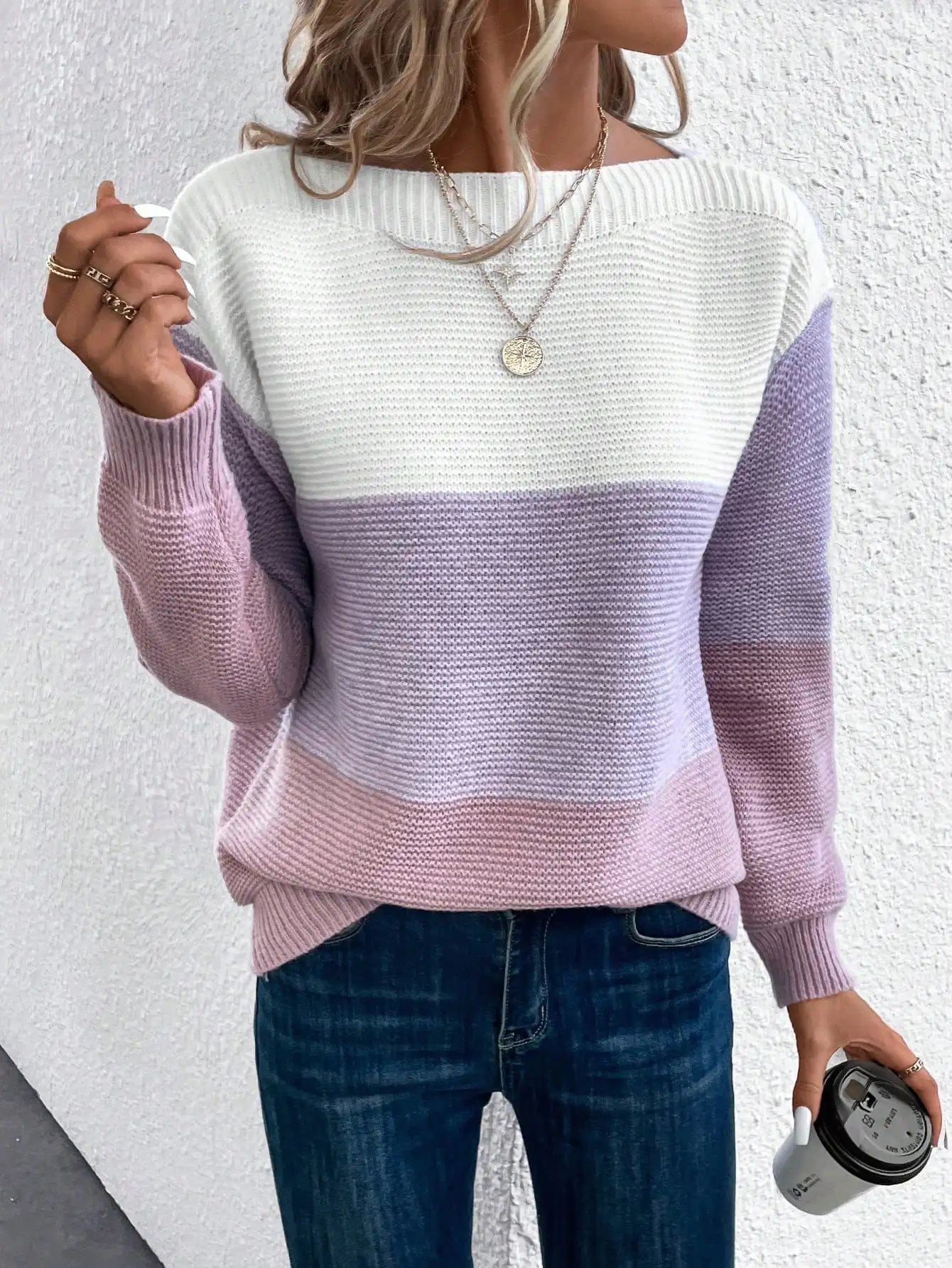 Grace - Cozy Ombre Sweater-15547990376821-Mirella Fiore