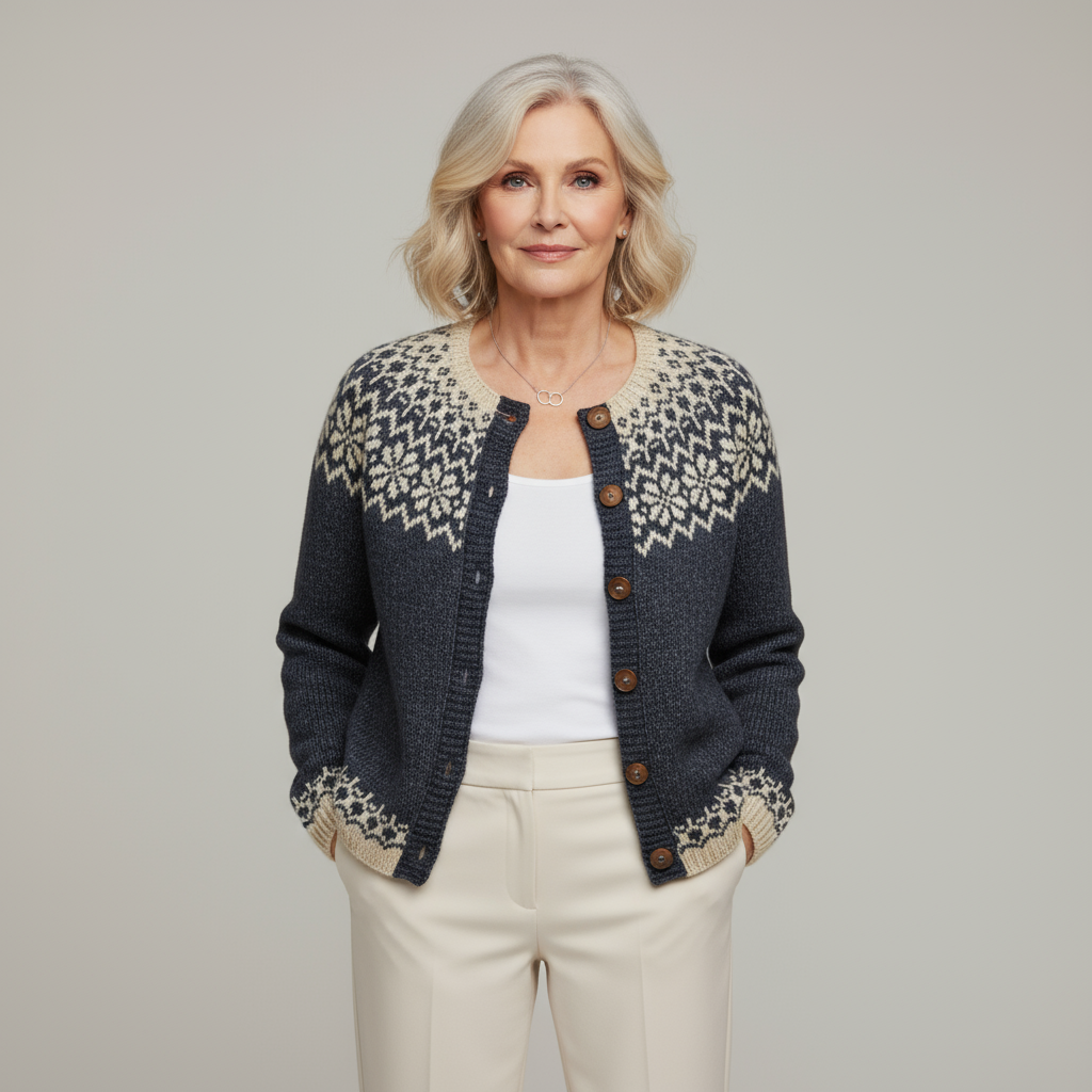Hadley - Vintage Knitted Cardigan-15531112268149-Nancy & Mae Savannah
