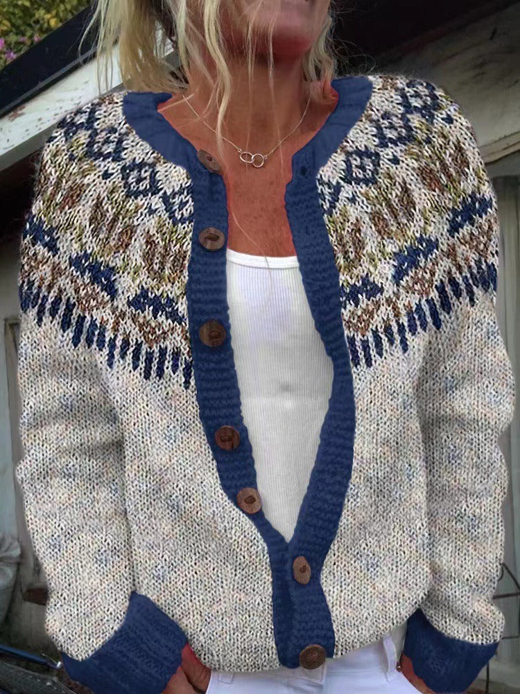 Hailey - Vintage Icelandic Cardigan-15531113316725-Mirella Fiore
