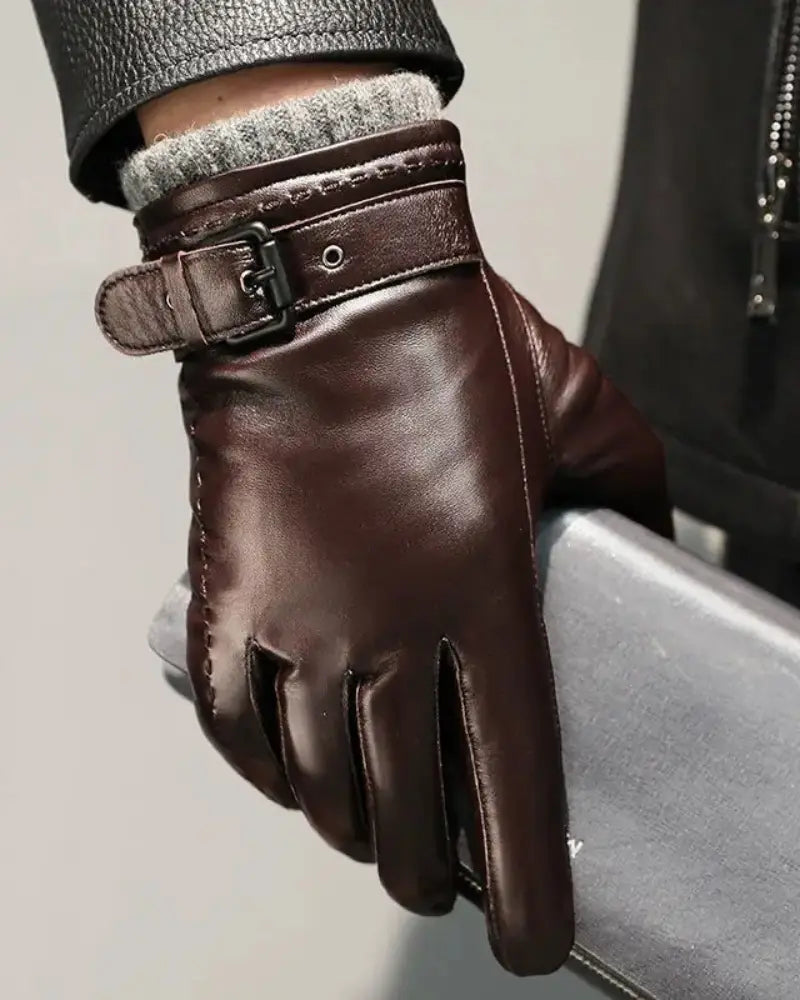 Hanover Leather Gloves-15553363116405-Mirella Fiore