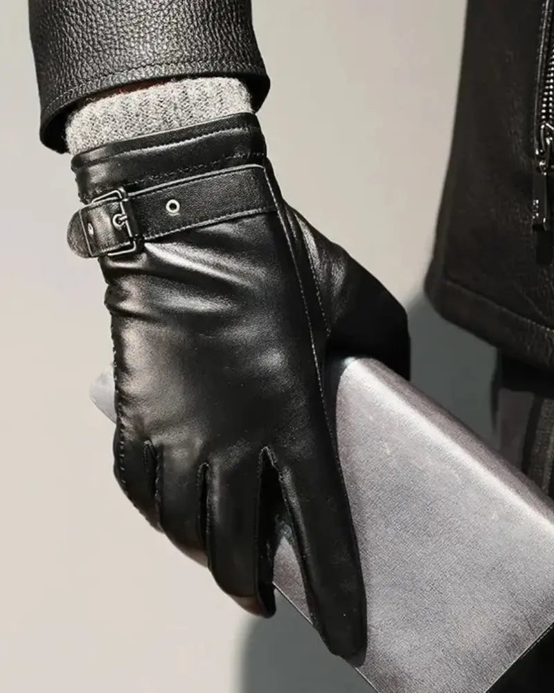 Hanover Leather Gloves-15553363116405-Mirella Fiore