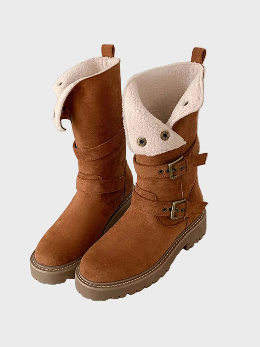 Harlow - Winter Fur High Boots-15520006209909-Mirella Fiore