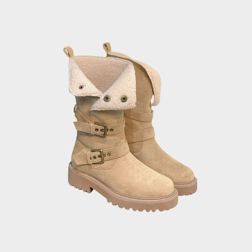 Harlow - Winter Fur High Boots-15520006209909-Mirella Fiore