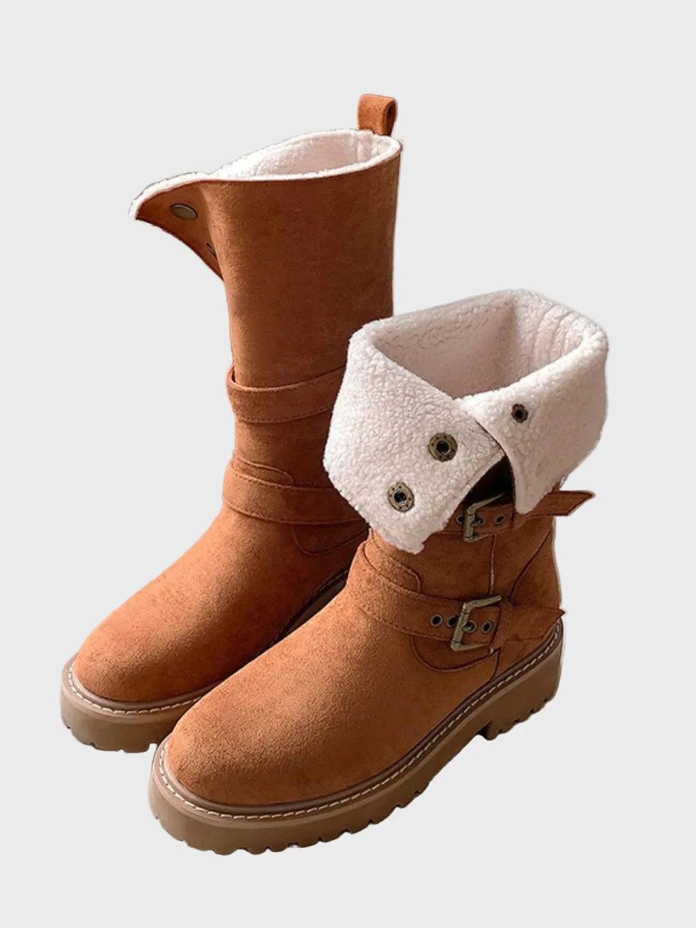 Harlow - Winter Fur High Boots-15520006209909-Mirella Fiore