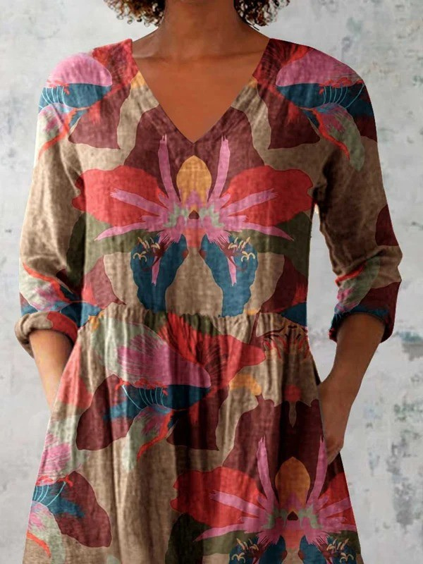 Harmony - Long V-Neck Shirt-15550824612213-Mirella Fiore