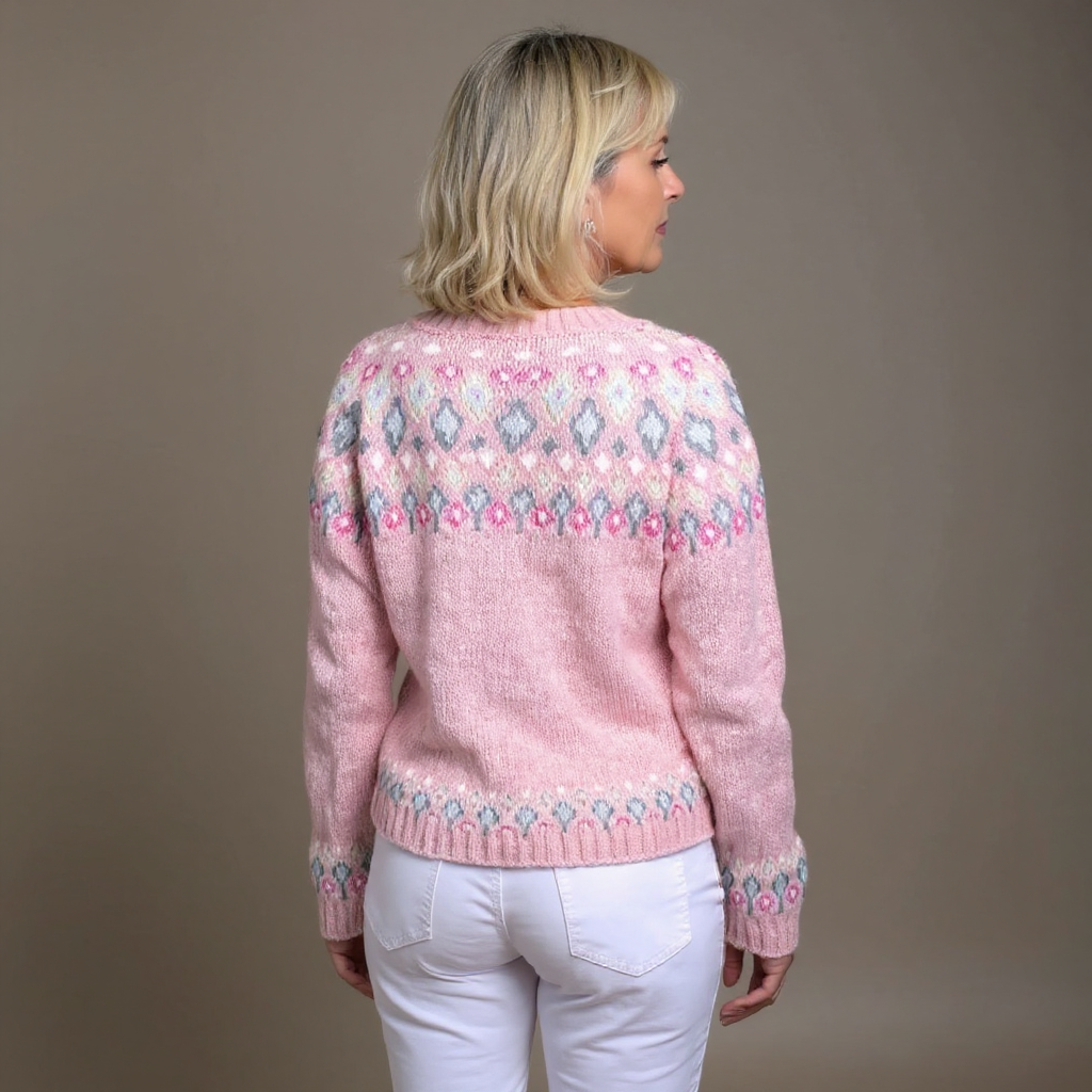 Hazel - Pink Comfort Cardigan-15531112300917-Mirella Fiore