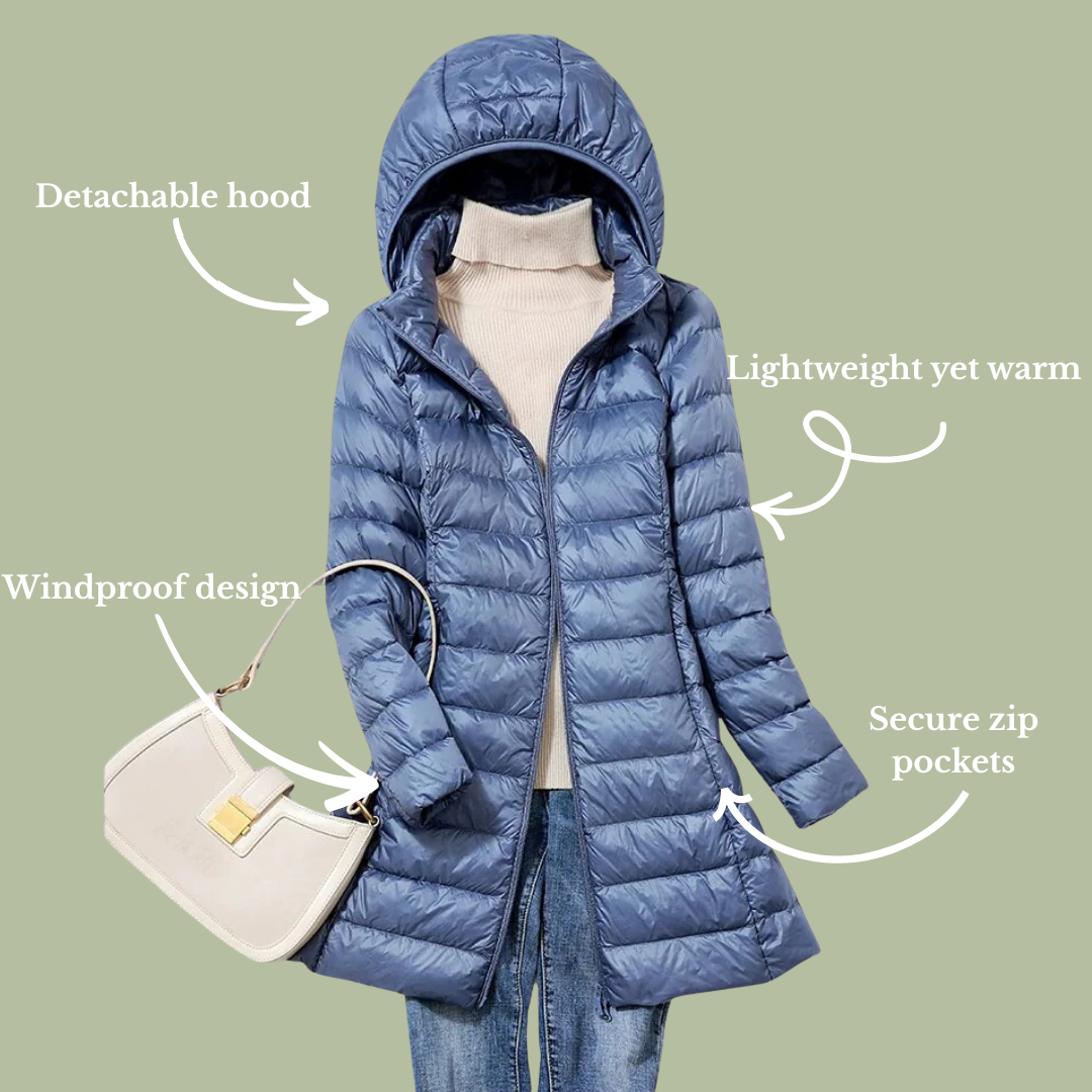 Henley - Lightweight Down Women’s Jacket-15550706647413-Mirella Fiore