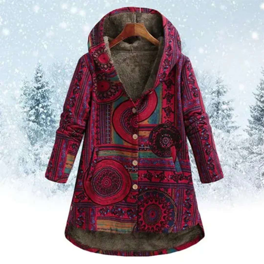 Holly - Fleece-Lined Hooded Jacket-15544937316725-Mirella Fiore
