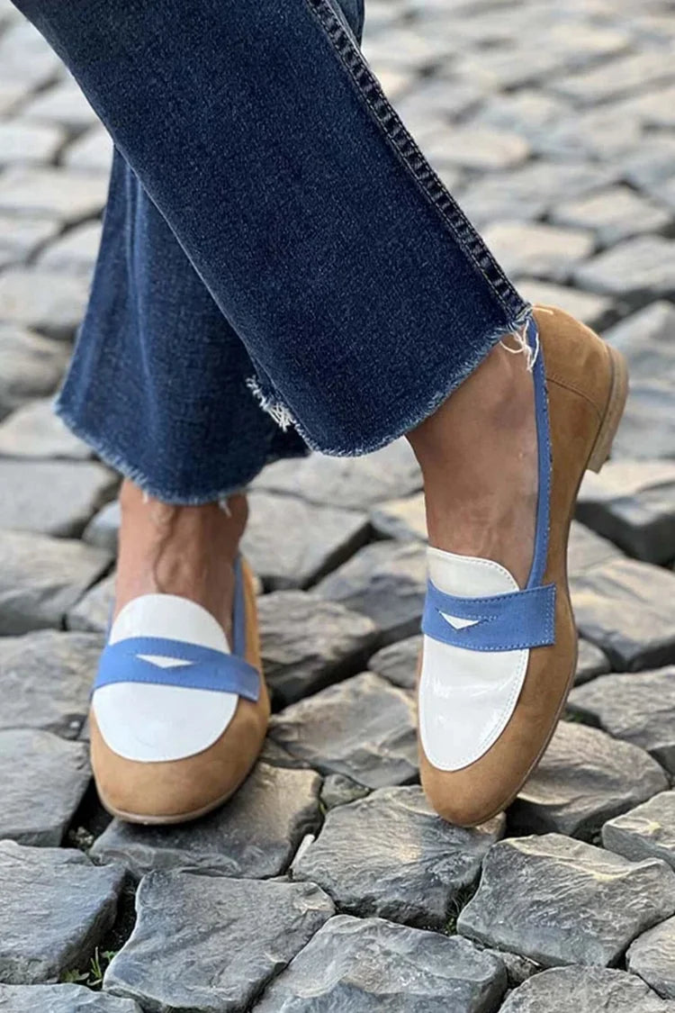INGRID - COLOR-BLOCK LOAFERS-15553867153781-Mirella Fiore
