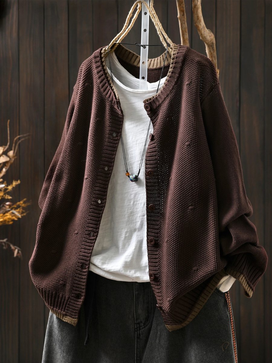 ISOLDE - TEXTURED CARDIGAN-15519212241269-Mirella Fiore