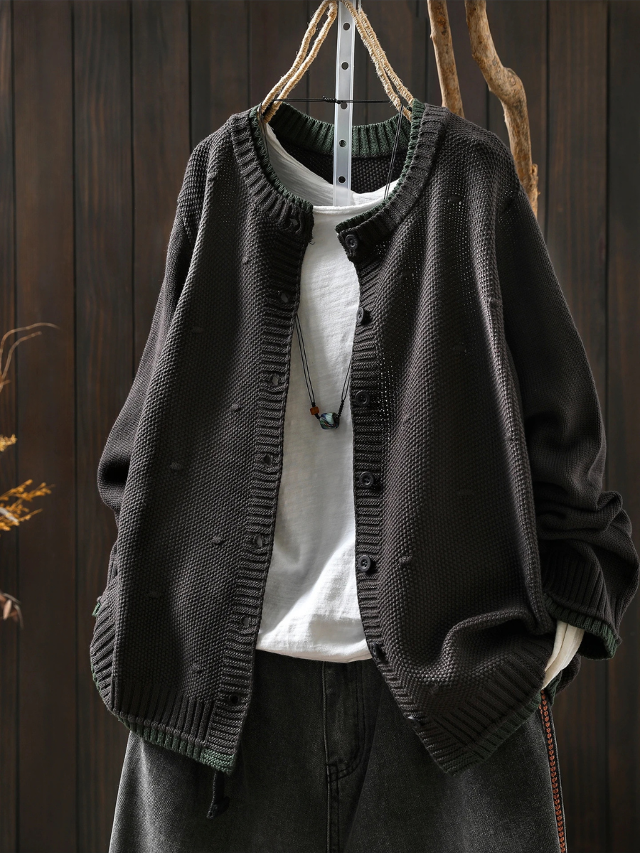 ISOLDE - TEXTURED CARDIGAN-15519212241269-Mirella Fiore