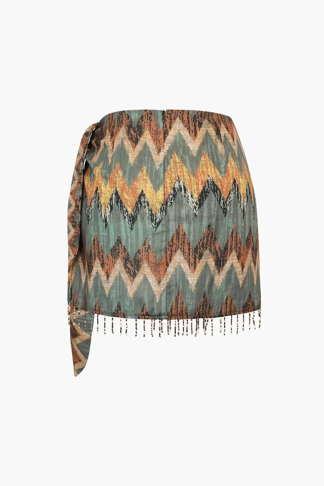 Ida – Unique design – Printed knot mini skirt-15133711335797-Mirella Fiore