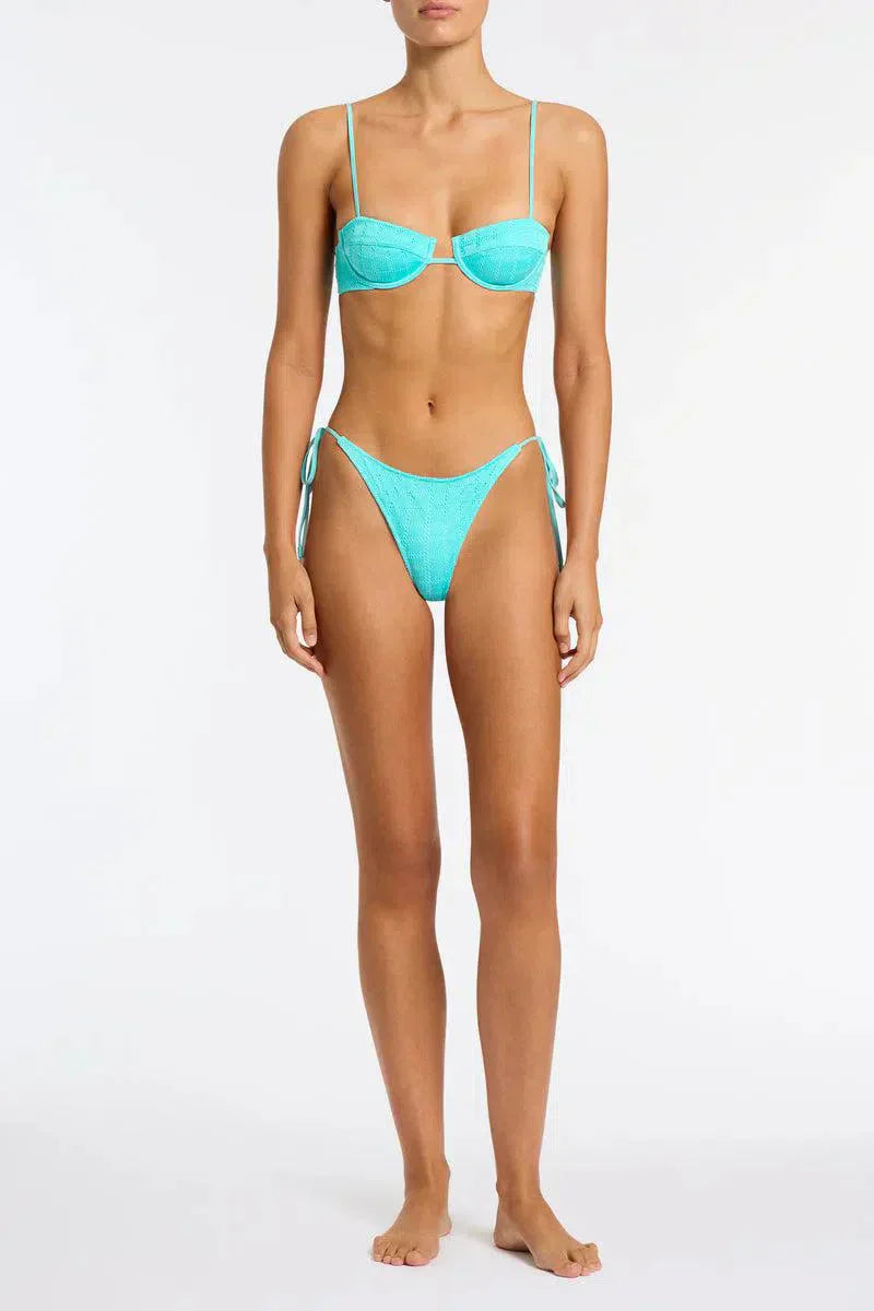Ilona – Self-tie bottoms – Java-inspired textured bikini set-15133921739125-Mirella Fiore