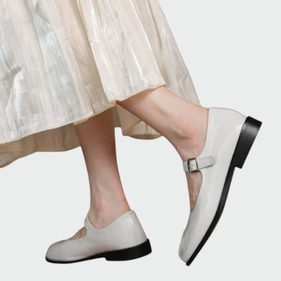 Imara - Split-Toe Buckle Mary Jane Shoes-15519661752693-Mirella Fiore