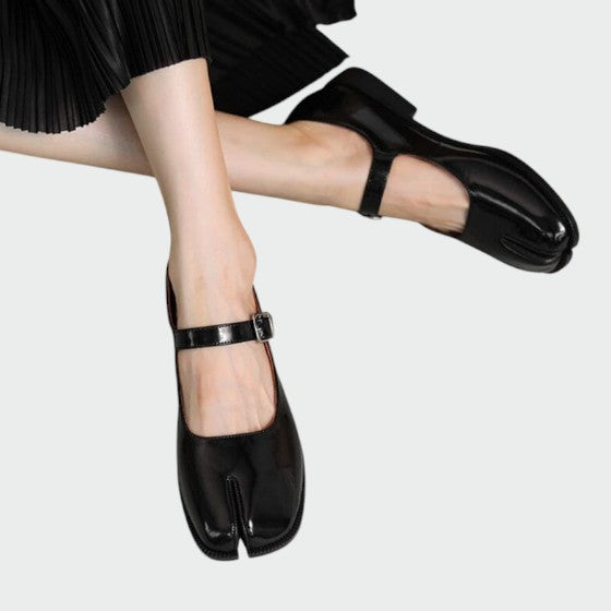 Imara - Split-Toe Buckle Mary Jane Shoes-15519661752693-Mirella Fiore