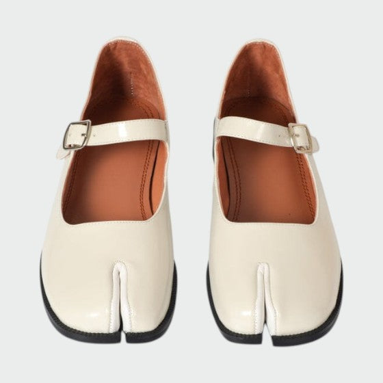 Imara - Split-Toe Buckle Mary Jane Shoes-15519661752693-Mirella Fiore