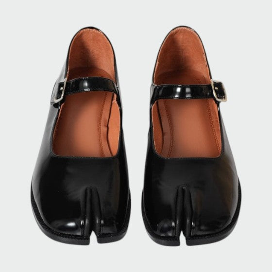 Imara - Split-Toe Buckle Mary Jane Shoes-15519661752693-Mirella Fiore