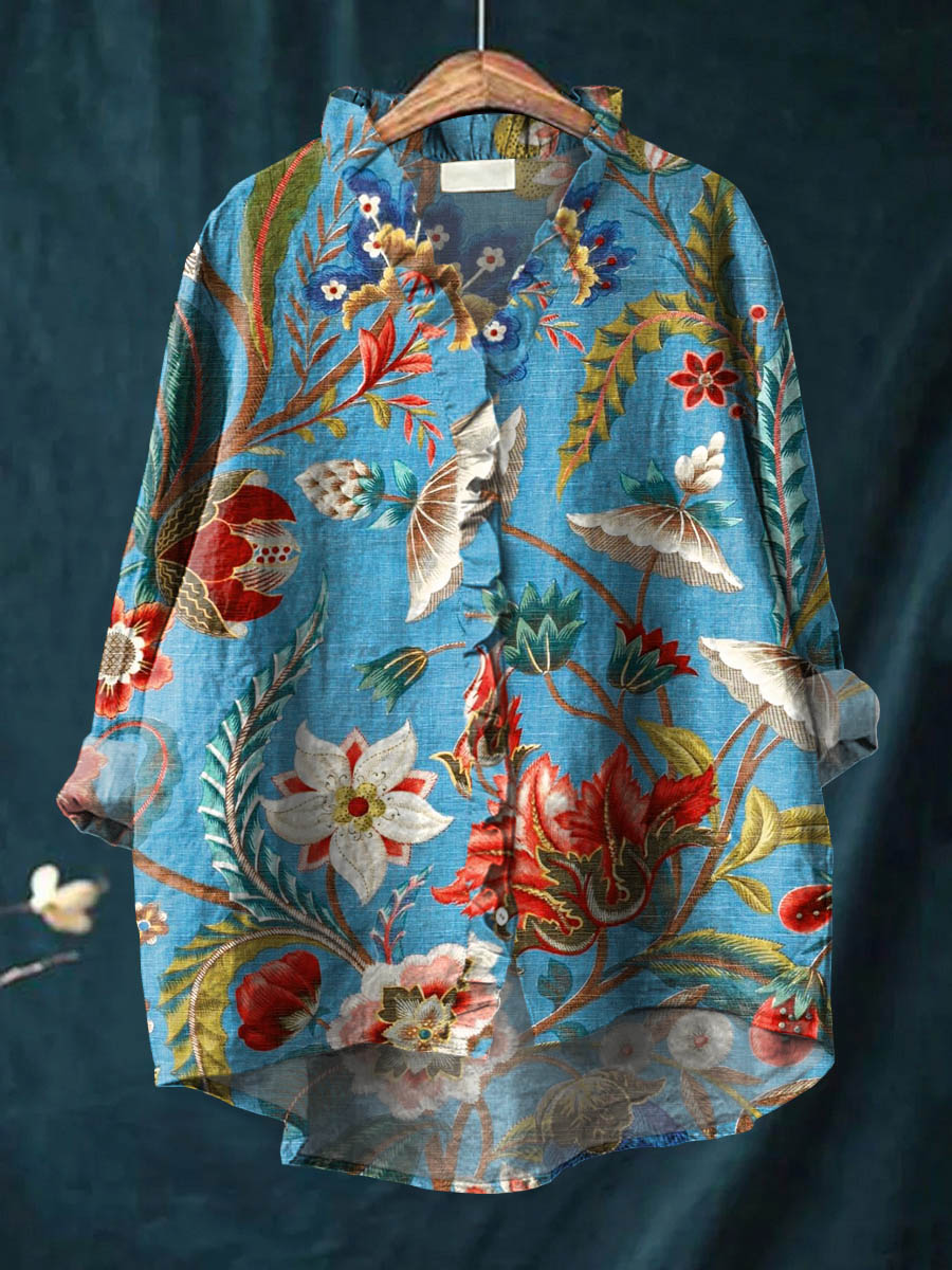 Isabella - Elegant Bloom Blouse-15542206595445-Mirella Fiore