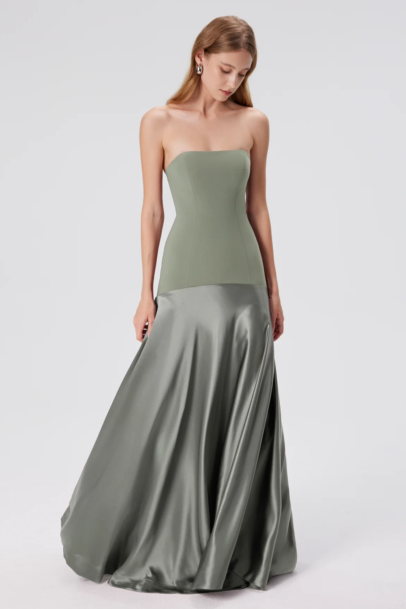 Isavelle – Sculpted fit – Strapless evening gown-15133903159669-Mirella Fiore