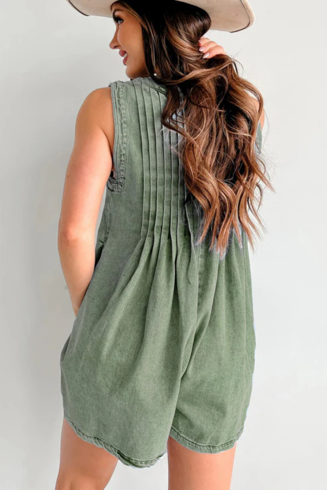 Isella – Relaxed fit – Denim playsuit-15213974815093-Mirella Fiore