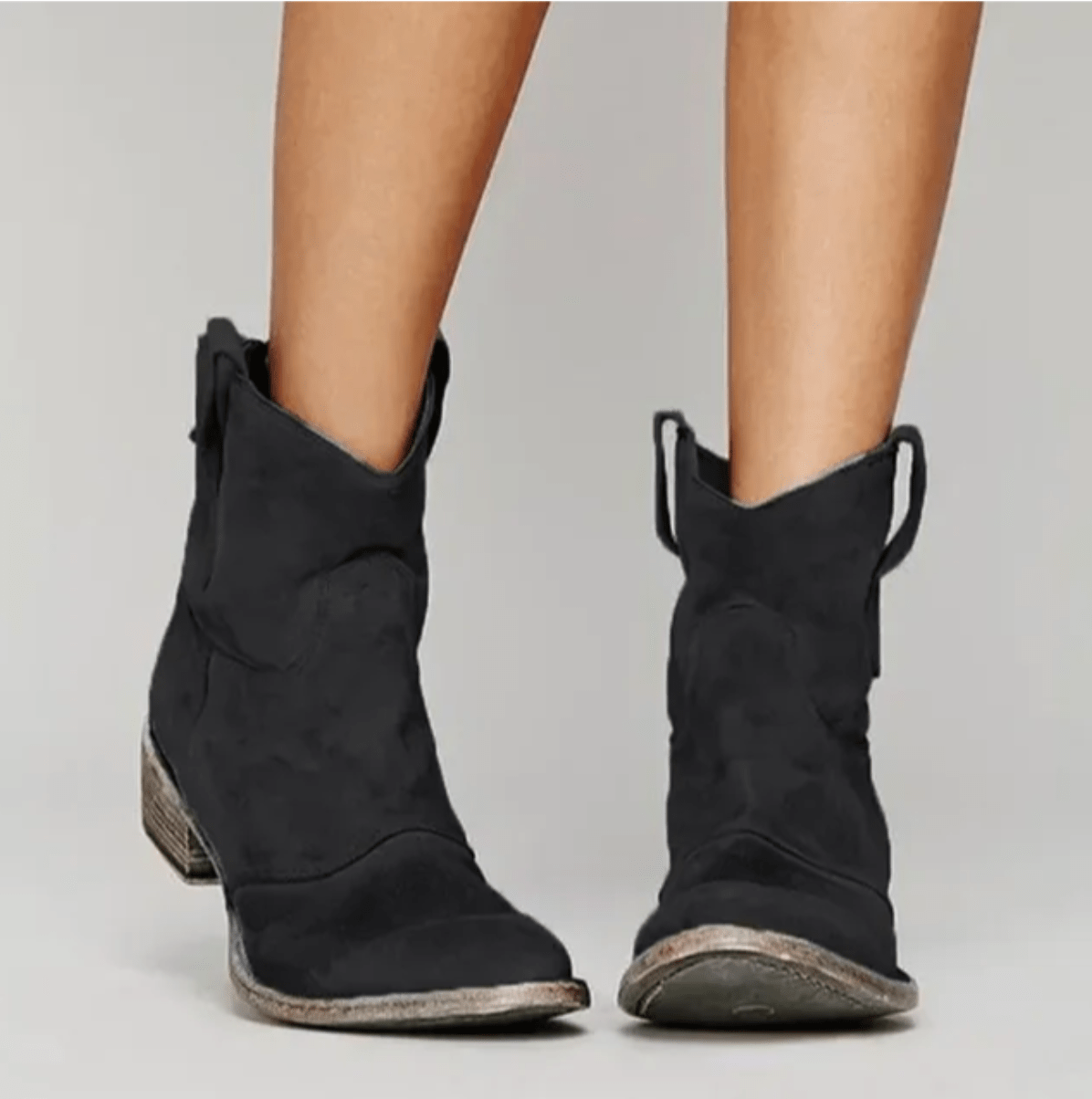 Isolde - Suede Western Boots-15544868602229-Mirella Fiore