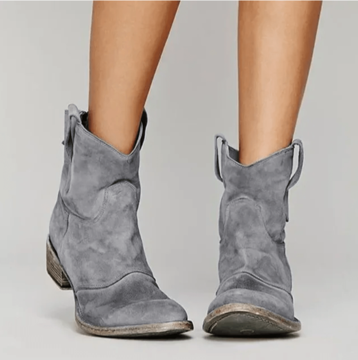 Isolde - Suede Western Boots-15544868602229-Mirella Fiore