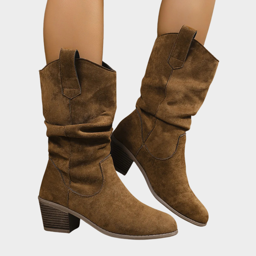Jade - Mid-Heel Cowboy Boots-15520005947765-Mirella Fiore