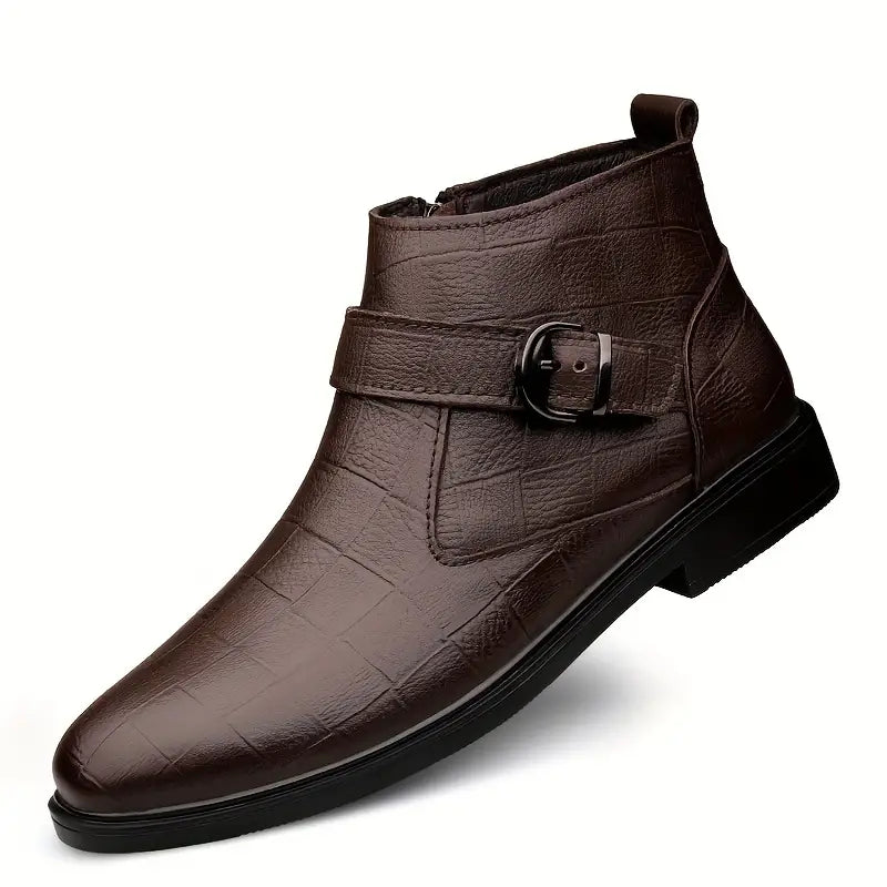 Jameson - Men's Leather Ranger Boots-15550770053493-Nancy & Mae Savannah