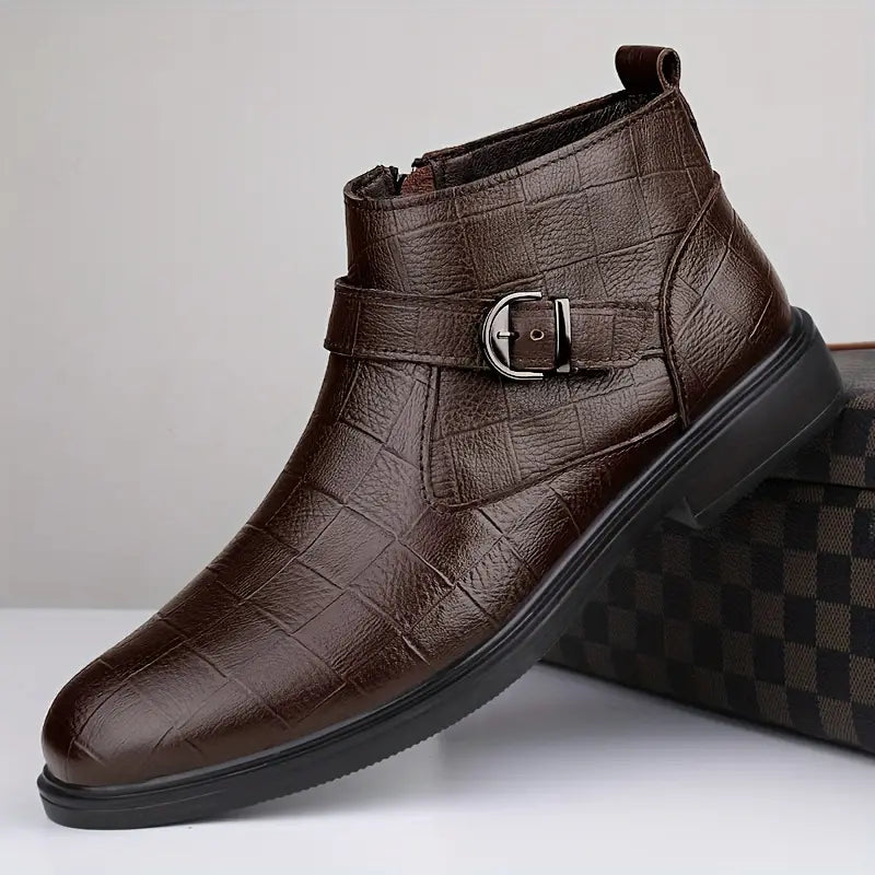 Jameson - Men's Leather Ranger Boots-15550770053493-Nancy & Mae Savannah