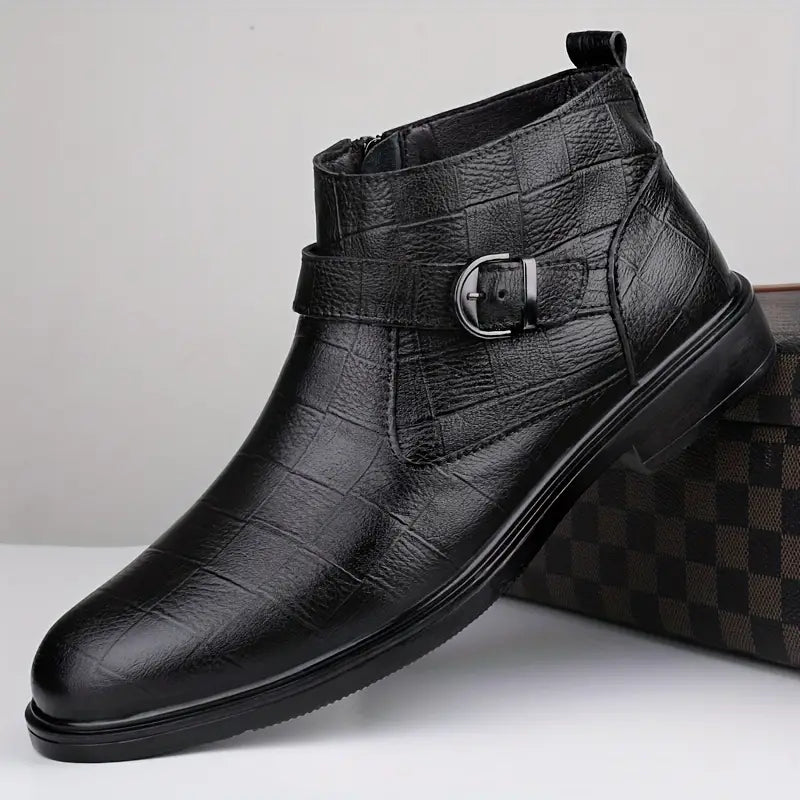Jameson - Men's Leather Ranger Boots-15550770053493-Nancy & Mae Savannah