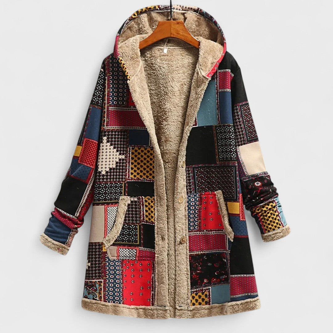 Jayla - Fleece-Lined Hooded Jacket-15544936694133-Mirella Fiore