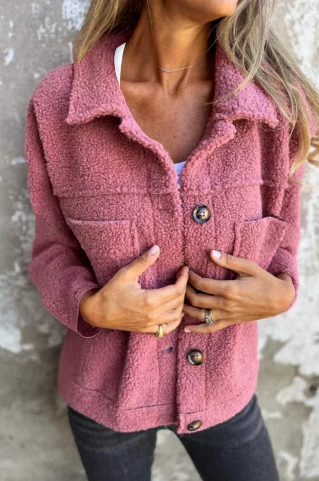 Joanna – Cozy touch – Teddy jacket-15367553188213-Mirella Fiore