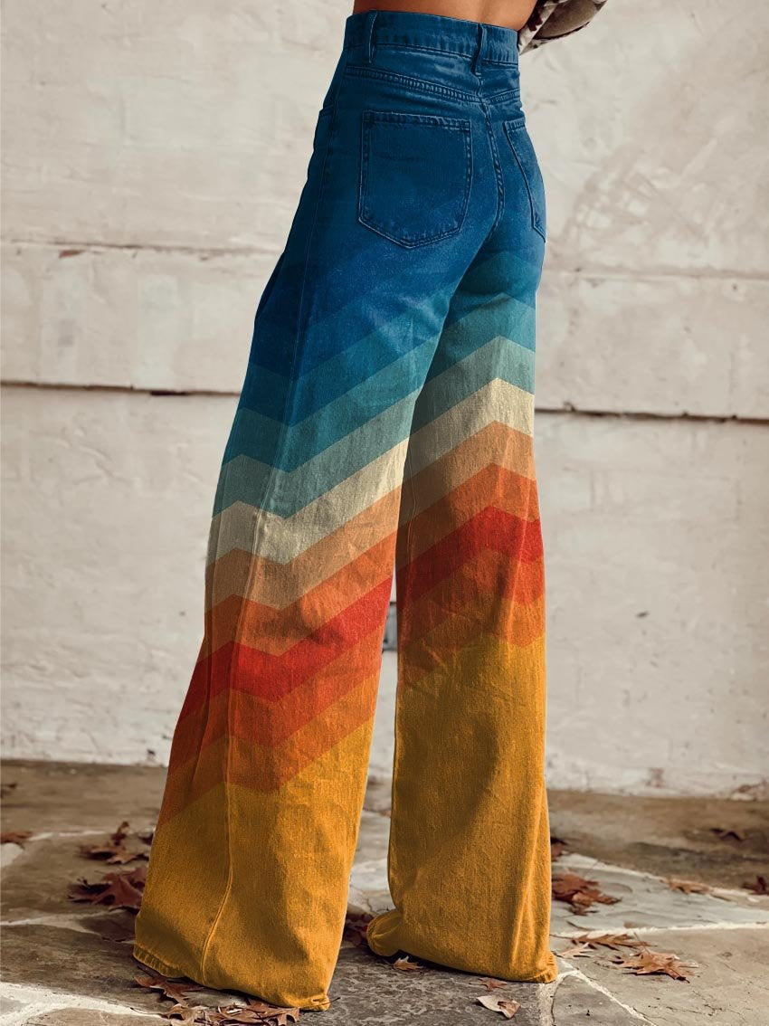 Jodie - Sunset Chevron Wide-Leg pants-15531073765749-Mirella Fiore