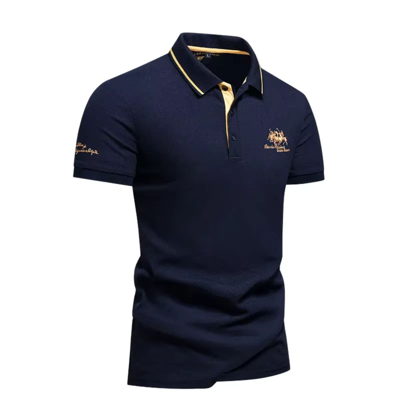 Johnny - Luxury Mens Polo-15553362166133-Mirella Fiore