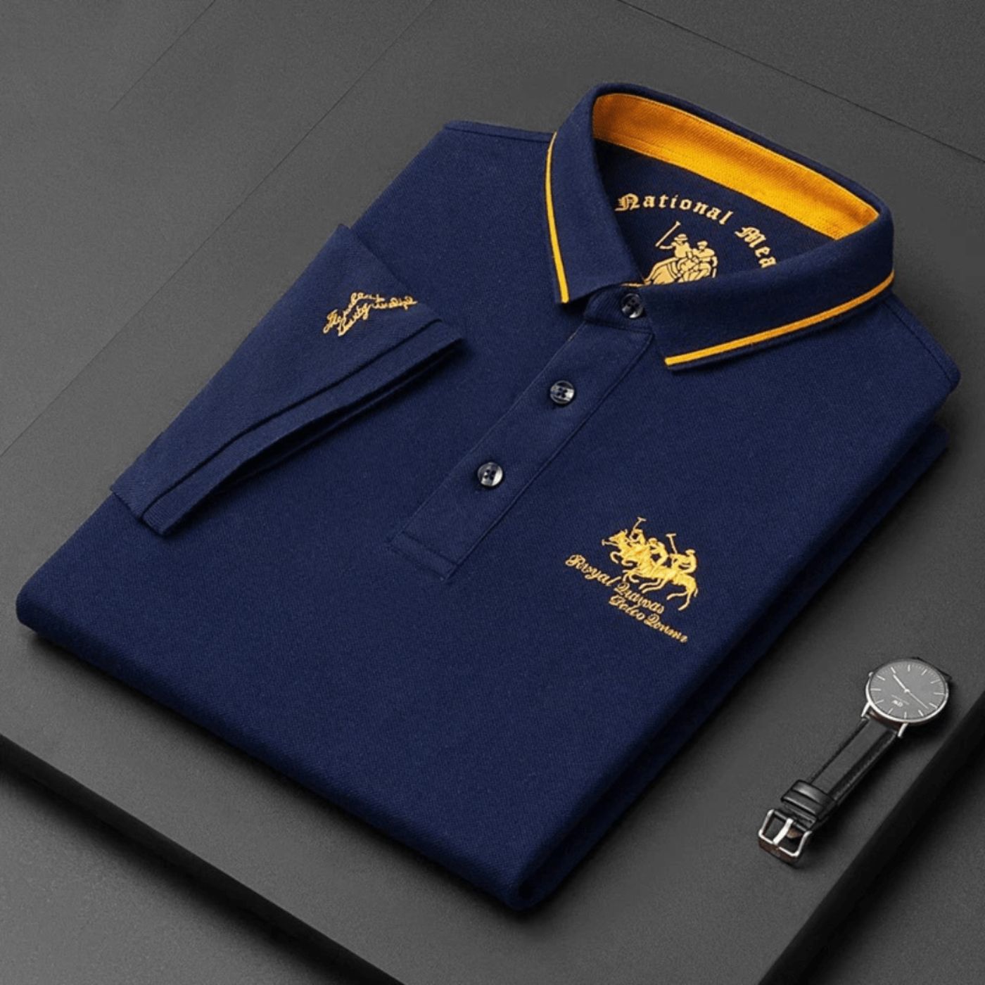 Johnny - Luxury Mens Polo-15553362166133-Mirella Fiore