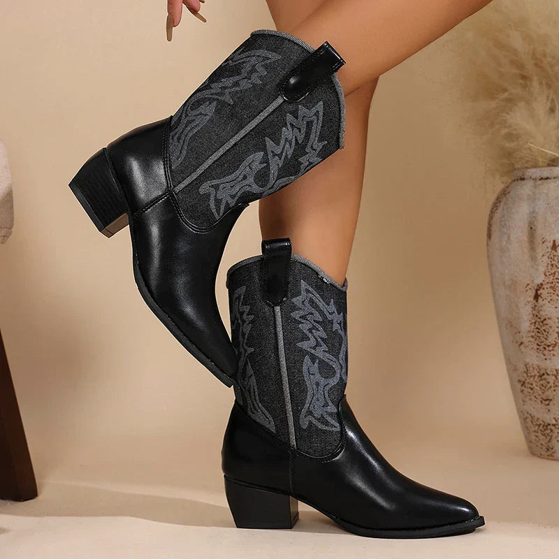 Jolene - Vintage Cowboy Boots-15550871535989-Mirella Fiore