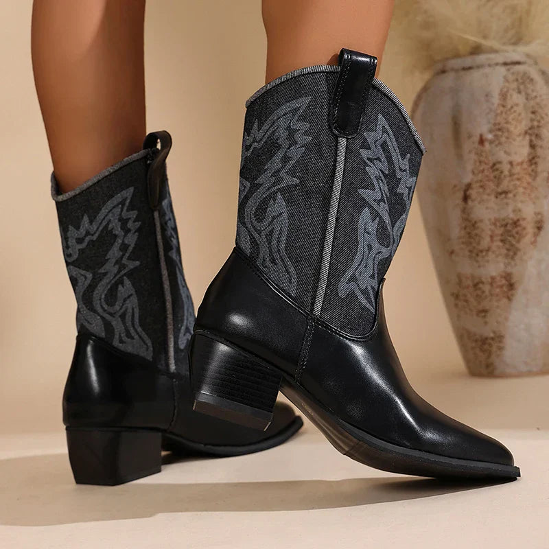 Jolene - Vintage Cowboy Boots-15550871535989-Mirella Fiore
