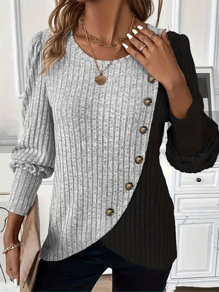 KAIA - CASUAL KNIT LONGSLEEVE-15549014049141-Mirella Fiore