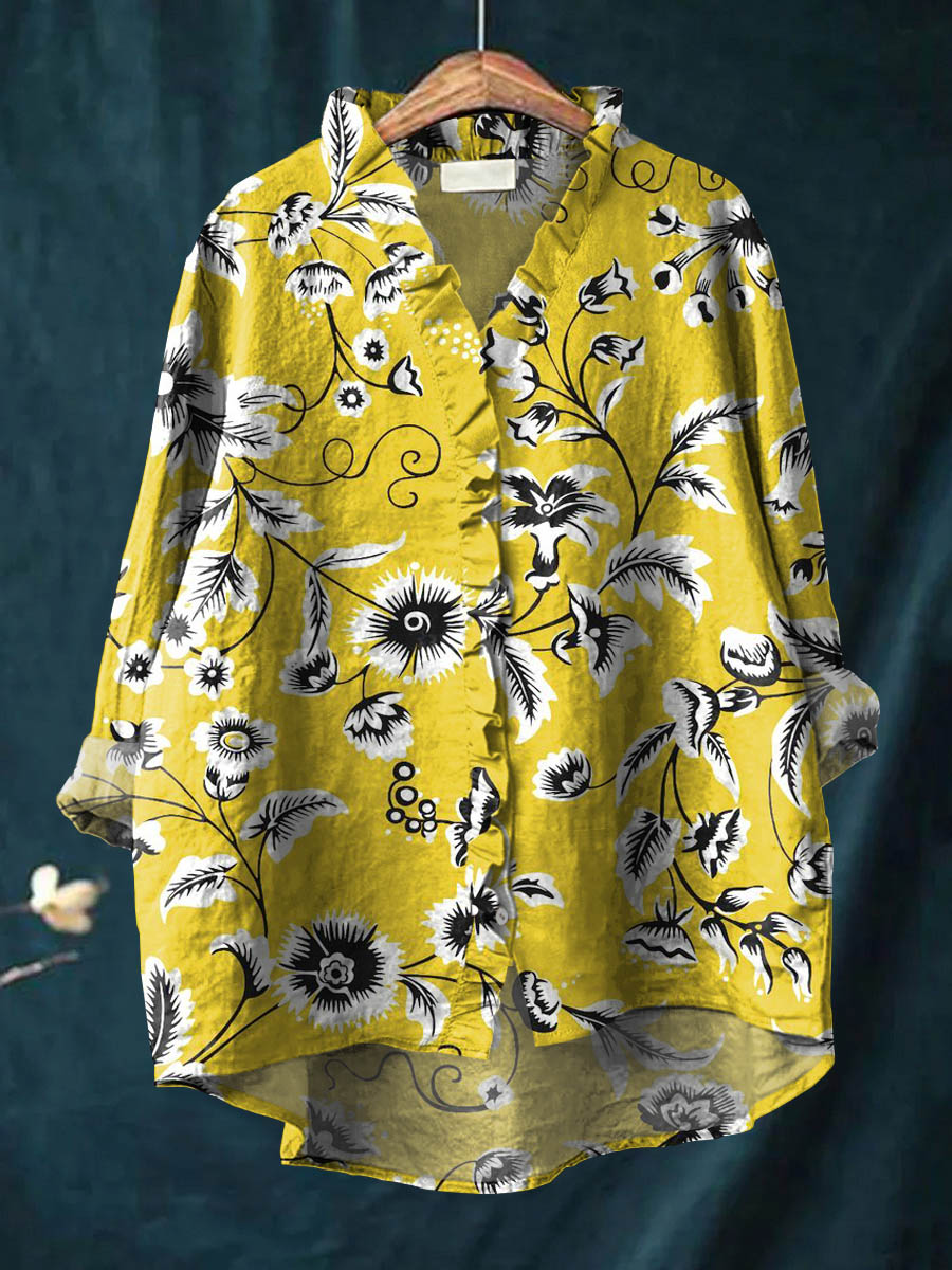 Kacey - Elegant Bloom Blouse-15542206890357-Mirella Fiore