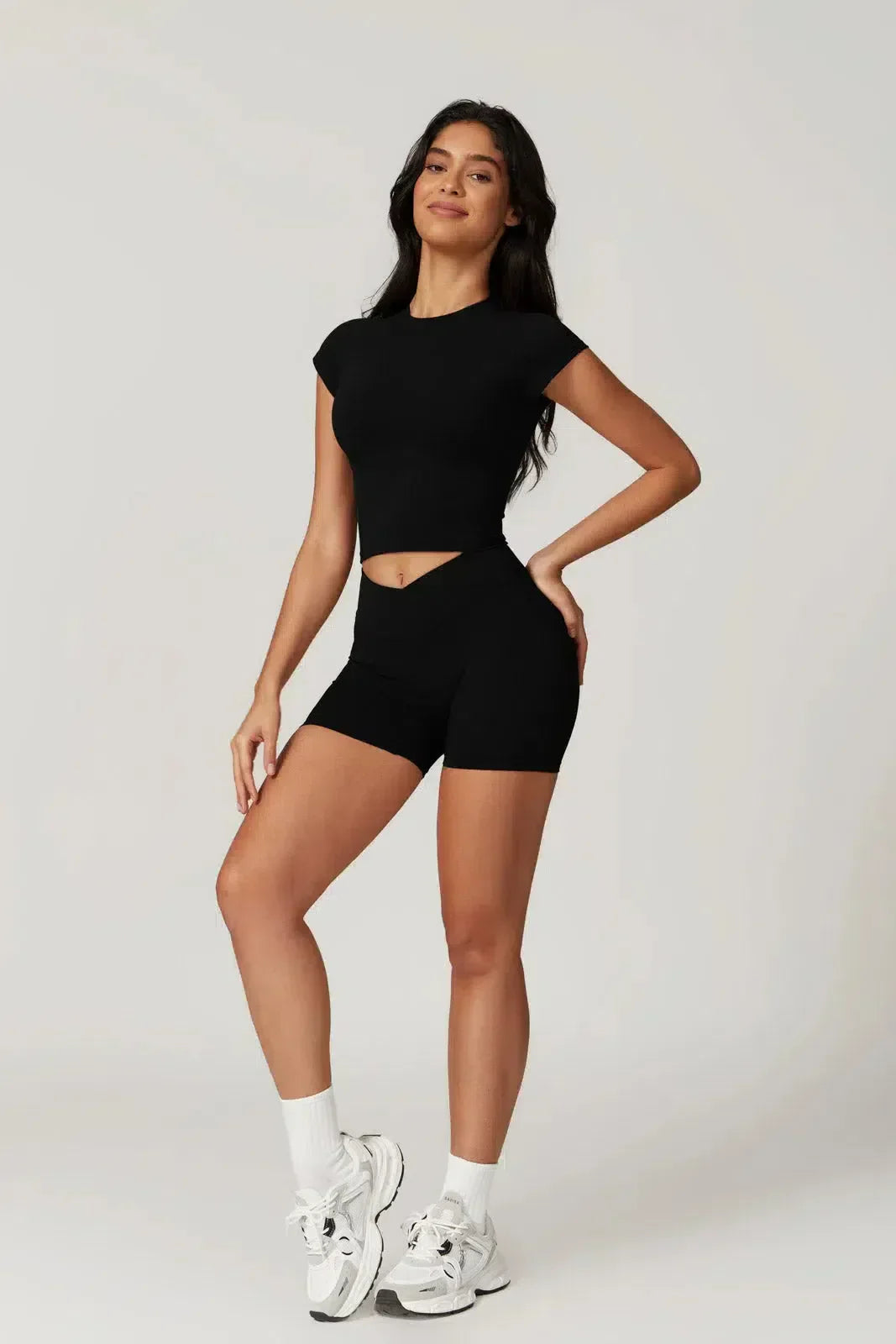 Kaimana – Cropped fit – Top & shorts set-15133712253301-Mirella Fiore