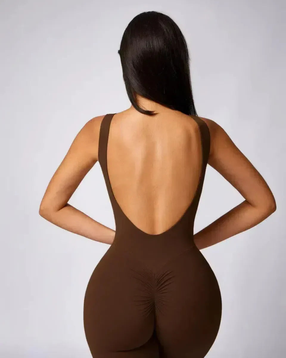 Kalani – Open-back design – Workout jumpsuit-15134026695029-Mirella Fiore