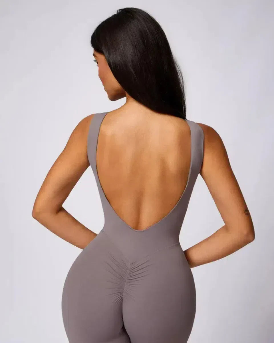 Kalani – Open-back design – Workout jumpsuit-15134026695029-Mirella Fiore