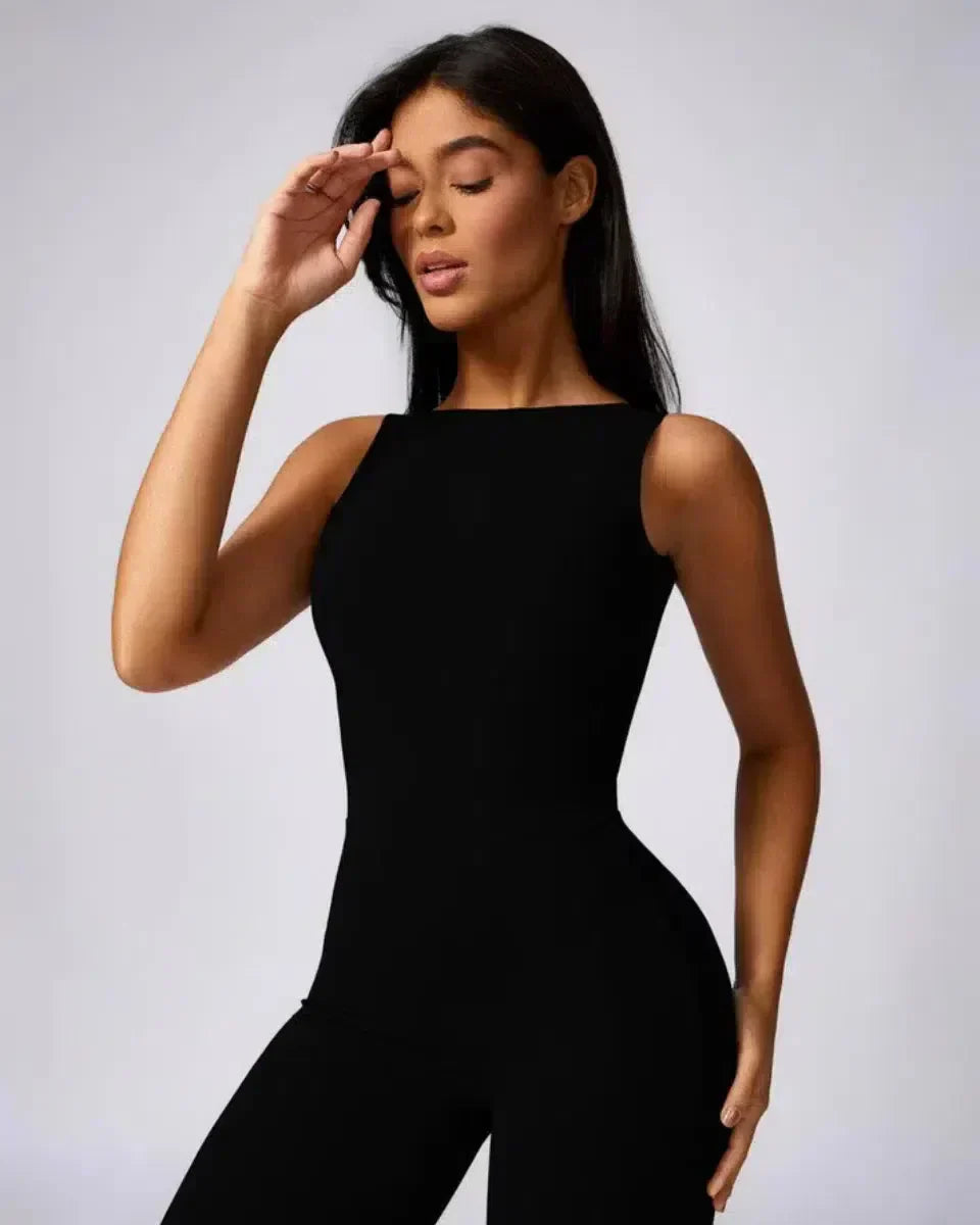 Kalani – Open-back design – Workout jumpsuit-15134026695029-Mirella Fiore
