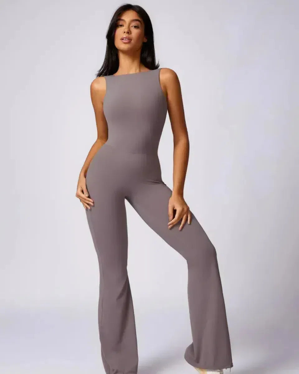 Kalani – Open-back design – Workout jumpsuit-15134026695029-Mirella Fiore