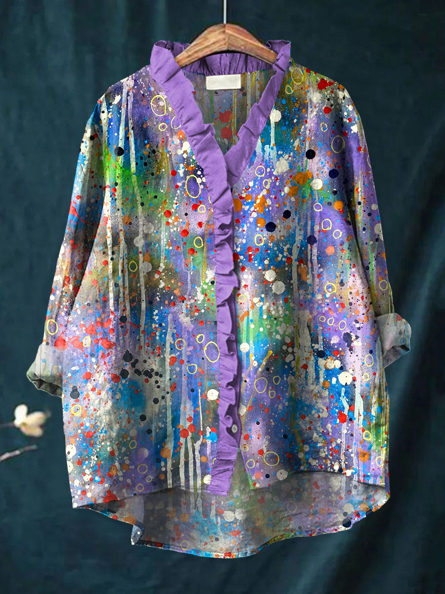Katherine - Elegant Bloom Blouse-15542284943733-Mirella Fiore