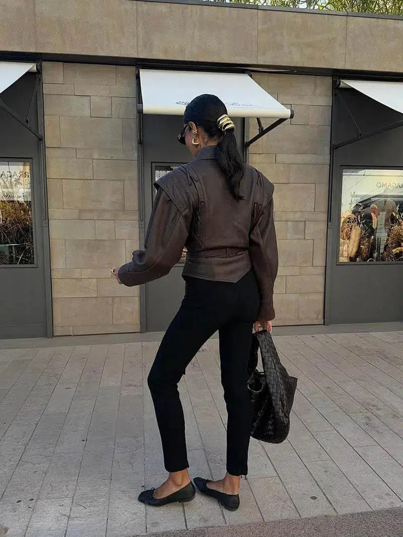 Katniss – Western-inspired style – Leather jacket-15133992157557-Mirella Fiore