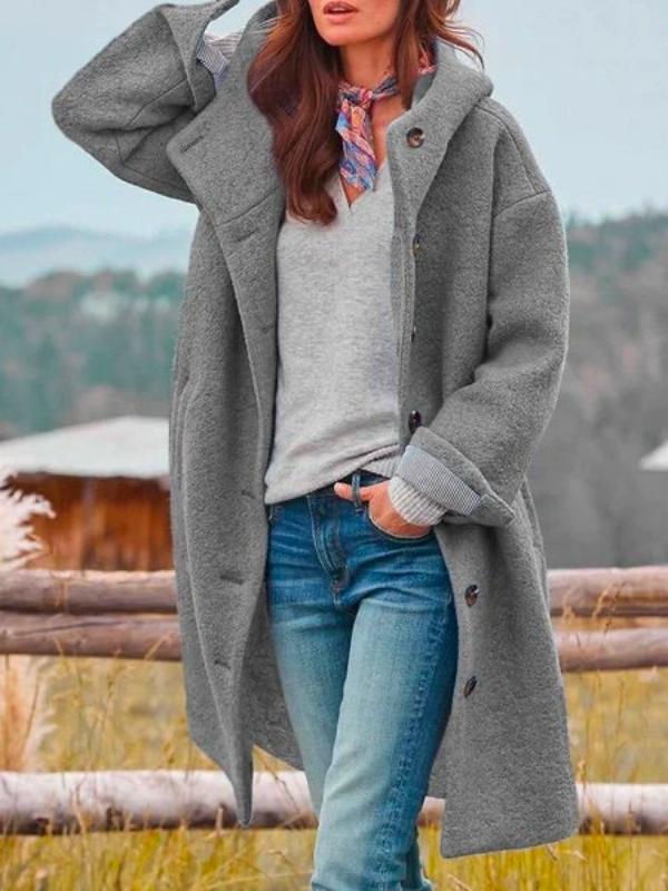 Kaylee - Cozy Hooded Jacket-15544937152885-Mirella Fiore
